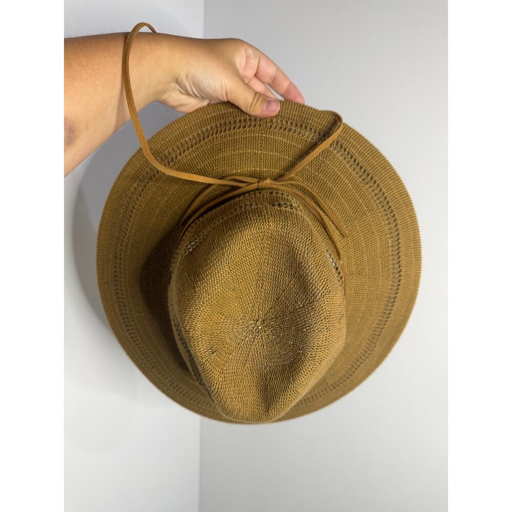 Scala Felicity Knit Safari Fedora Hat 22 inches all around One size fits most - Picture 4 of 7